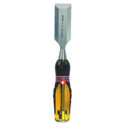 Stanley FatMax Thru-Tang 9 in. L x 1-1/4 W Steel Yellow 1 pc. Wood Chisel