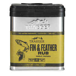 Traeger Fin & Feather Garlic and Paprika Seasoning Rub 5.5 oz.