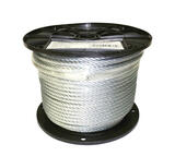 Baron Galvanized Galvanized Steel 1/4 in. Dia. x 250 ft. L Cable