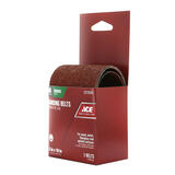 Ace 18 in. L x 3 in. W Aluminum Oxide Sanding Belt 40 Grit 2 pk Coarse