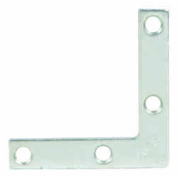 Ace 2 in. H x 1.75 in. W x 2 in. D Zinc Flat Corner Brace