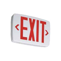Lithonia Lighting Indoor LED Lighted Exit Sign Thermoplastic