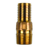 Campbell Red Brass Male Adapter 1 in. x 3.5 in. L