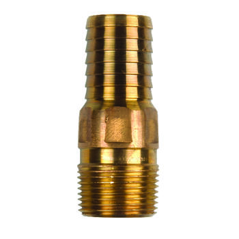 Campbell Red Brass Male Adapter 1 in. x 3.5 in. L