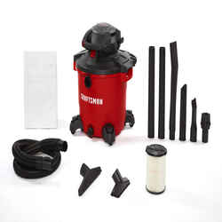 Craftsman 16 gal Corded Wet/Dry Vacuum with Blower 12 amps 120 V 6.5 HP