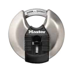 Master Lock 2-3/4 in. W Steel Dual Ball Bearing Locking Laminated Padlock 1 pk