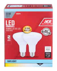 Ace BR30 E26 (Medium) LED Bulb Daylight 65 Watt Equivalence 2 pk