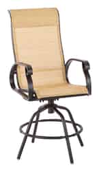 Living Accents Swivel Brown Aluminum Heritage Chair