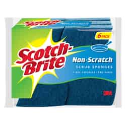 Scotch-Brite Non-Scratch Scrubber Sponge For Multi-Purpose 4.4 in. L 6 pk