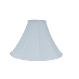 Living Accents Bell Ivory Silk Bell Silk Shade 1