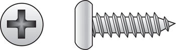 Hillman No. 8 x 5/8 in. L Phillips Pan Head Stainless Steel Sheet Metal Screws 100 1 pk