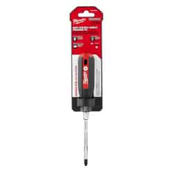 Milwaukee 4 in. Screwdriver #2 Red 1 pc. Cushion Grip Phillips Chrome-Plated Steel