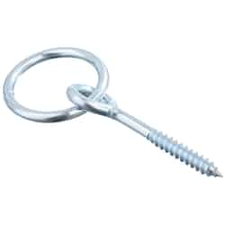 Hampton Large Zinc-Plated Silver Steel 3.625 in. L Hitching Ring W/Lag Screw 350 lb 1 pk