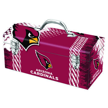 Windco 16.25 in. Steel Arizona Cardinals Art Deco Tool Box 7.1 in. W x 7.75 in. H