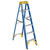 Werner 6 ft. H x 22 in. W Fiberglass Step Ladder Type I 250 lb.