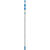 Unger Telescoping 6-16 ft. L X 1 in. D Aluminum Extension Pole Silver/Blue