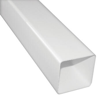 Raingo 2.5 in. H X 2.5 in. W X 10 ft. L White Vinyl Downspout