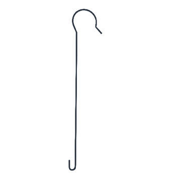 Panacea Black Steel 36 in. H S-Hook Plant Hook