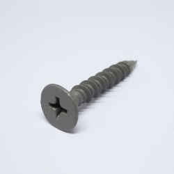 Ace No. 8 x 1-1/4 in. L Phillips Wafer Head Ceramic Steel Cement Board Screws 1 lb. 190 pk