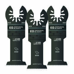 Imperial Blades OneFit 1-1/4 in. Dia. Oscillating Saw Blade High Carbon Steel 3 pk