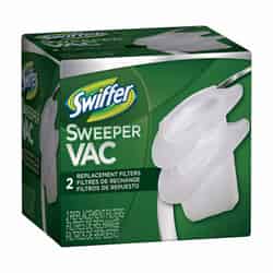Swiffer SweeperVac Vacuum Filter For Snaps into place 2 pk