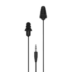Plugfones Guardian 26 dB Reusable Nylon/Silicone/Soft Foam Black 54 in. L Ear Plugs/Ear Phones