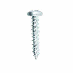 HILLMAN 1 in. L x 10 Phillips Steel Zinc-Plated 100 per box Sheet Metal Screws Pan Head