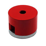 Master Magnetics 1 Dia. in. Alnico Work Holding Magnet 6 lb. pull 5.5 MGOe 1 pc. Red