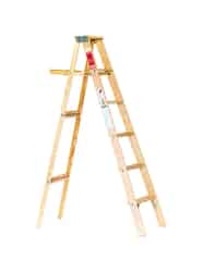 Michigan Ladder 6 ft. H Wood Step Ladder Type III 200 lb