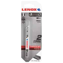 Lenox 3 in. Bi-Metal Jig Saw Blade 18 TPI 2 pk U-Shank