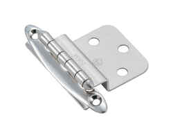 Amerock 2 in. W x 2-3/4 in. L Polished Chrome Steel Decorative Hinge 2