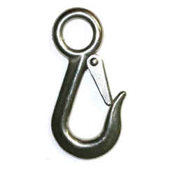 Baron 3/4 in. Dia. x 4 in. L Polished Steel Snap Hook 400 lb.