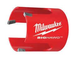 Milwaukee BIG HAWG 2-9/16 in. Dia. x 2-1/4 in. L Carbide Tipped Hole Saw Bi-Metal 1 pc. 1/4 in.
