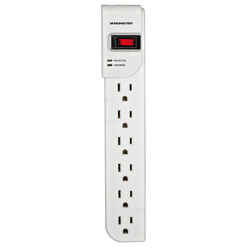 Monster Cable Just Power It Up 540 J 4 ft. L 6 outlets Surge Protector