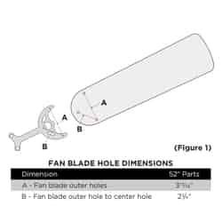 Westinghouse Fan Blade 52 in. Clamshell 5