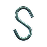 Ace Small Zinc-Plated Silver Steel 3-1/4 in. L S-Hook 2 pk 240 lb.