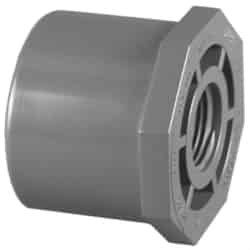 Charlotte Pipe Schedule 80 1 in. Spigot x 3/4 in. Dia. FPT PVC Reducing Bushing