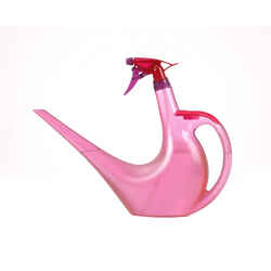 Scheurich Sprayman Pink 0.4 gal. Plastic Watering Can Sprayer Combo