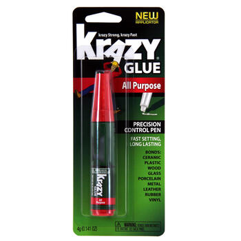 Krazy Glue High Strength Polyvinyl acetate homopolymer All Purpose Adhesive 0.14