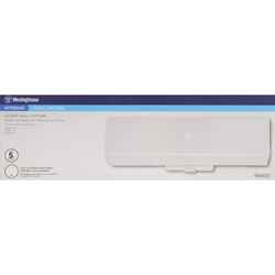 Westinghouse 2 White Bathroom Channel Fixture Wall Mount