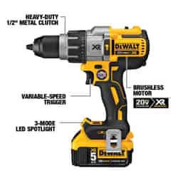 DeWalt MAX XR 20 V Cordless Brushless 2 Hammer Drill and Impact Driver Kit