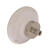 Amerock Glacio Collection Round Cabinet Knob 1-3/4 in. D 1 in. Clear/Polished Nickel 1 pk