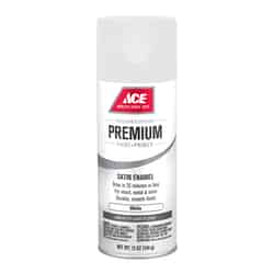 Ace Premium Satin White Enamel Spray Paint 12 oz.
