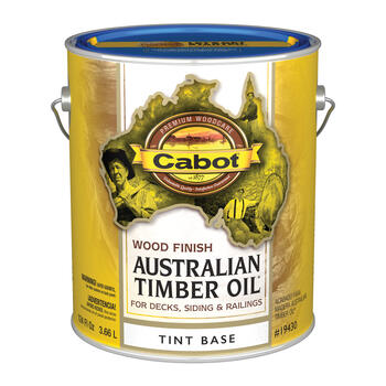 Cabot Transparent Tintable Tintable Base Oil-Based Natural Oil/Waterborne Hybrid Australian Timber O