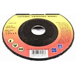 Forney 4-1/2 in. Dia. x 1/8 in. thick x 7/8 in. Aluminum Oxide Metal Grinding Wheel 13300 rpm