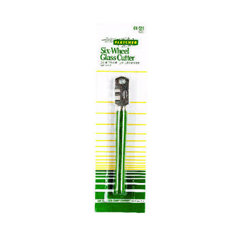 Fletcher Six-Wheel 4 in. Fixed Blade Glass Cutter Green 1 pk