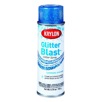 Krylon Sapphire Shimmer Glitter Blast Spray Paint 5.75 oz