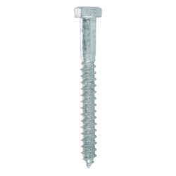 HILLMAN 3/8 in. x 3-1/2 in. L Hex Hot Dipped Galvanized Steel Lag Screw 50 pk