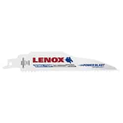 Lenox 6 in. L Bi-Metal Reciprocating Saw Blade 6 TPI 5 pk