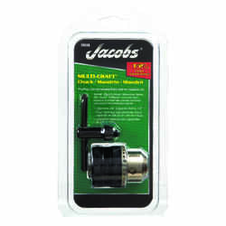 Jacobs 1/2 in. in. Keyless Drill Chuck 1/2 in. 3-Flat Shank 1 pc.